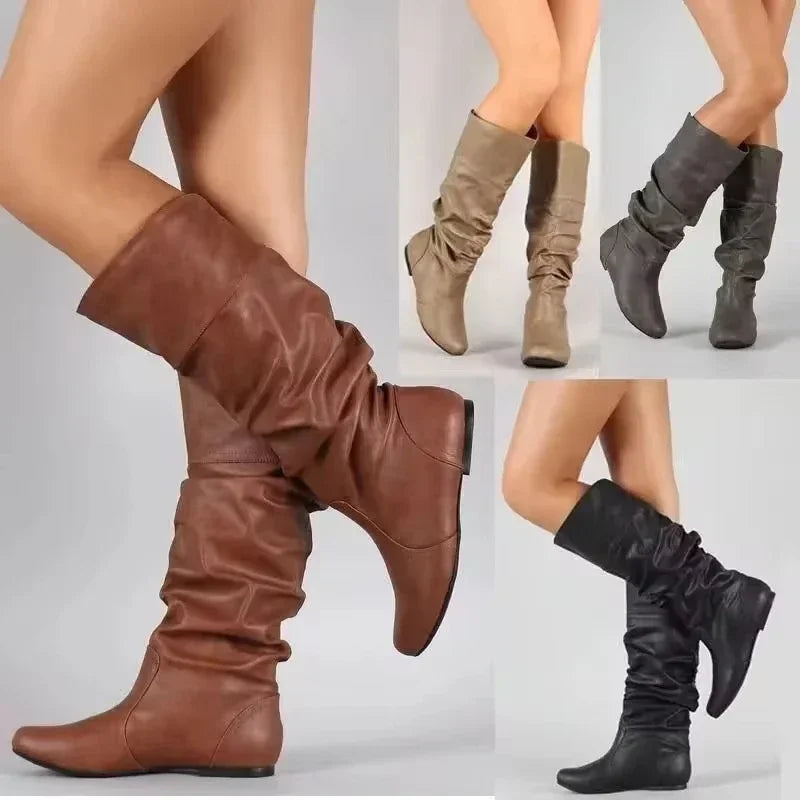 Tamara | Slouchy Mid-Calf Boots