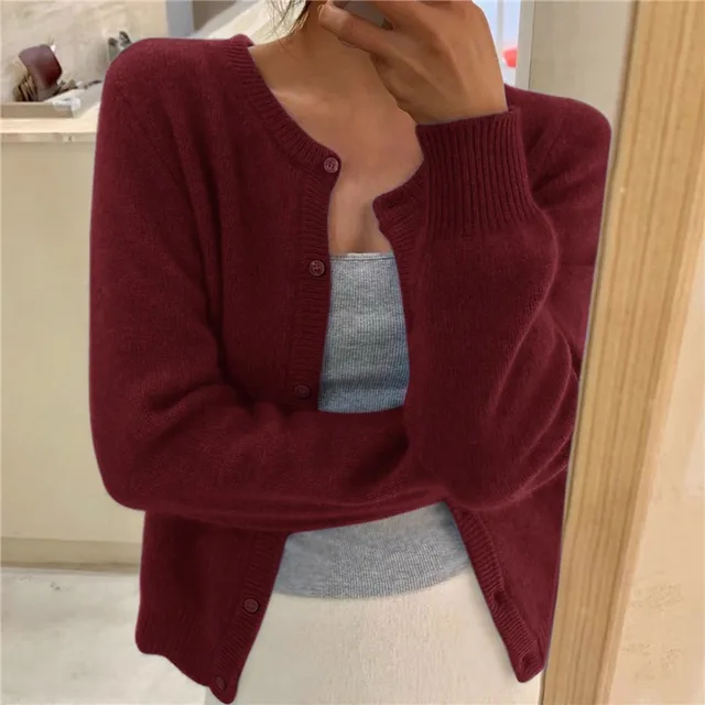 Marlene | Knit Button Cardigan
