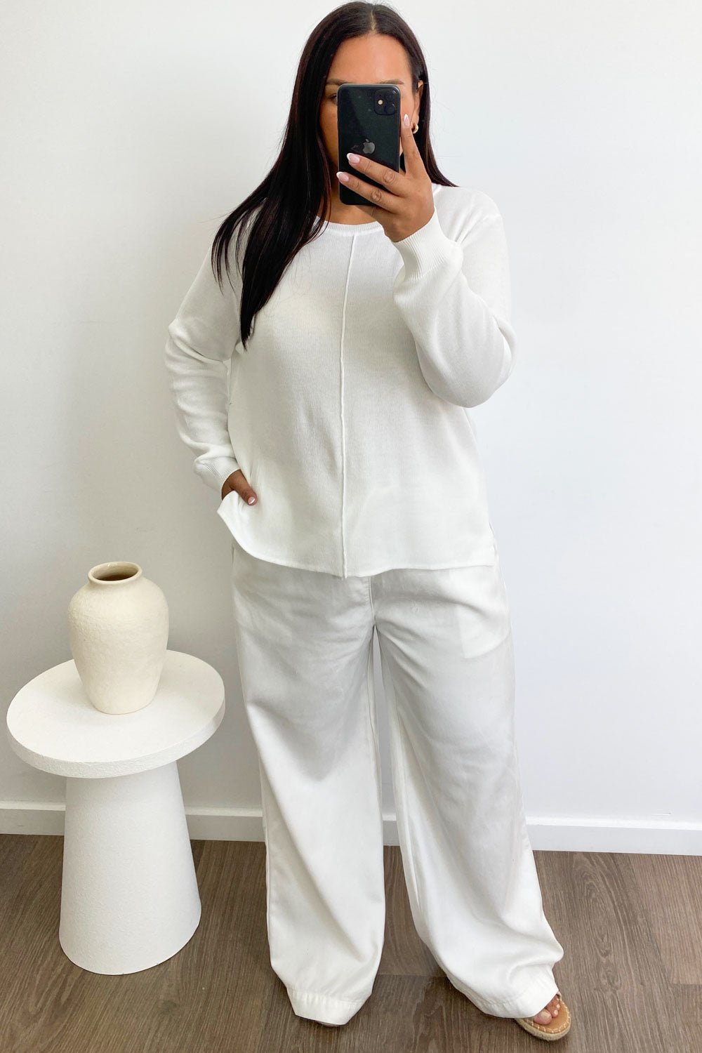 Vana – Knit Top with Side Split