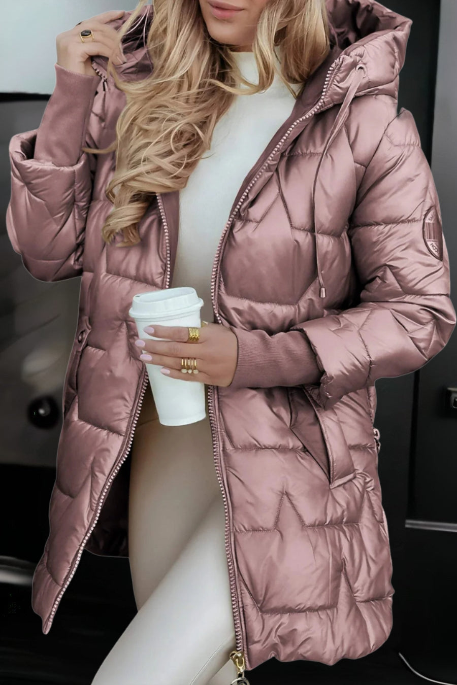 Harper | Elegant Hooded Padded Winter Coat