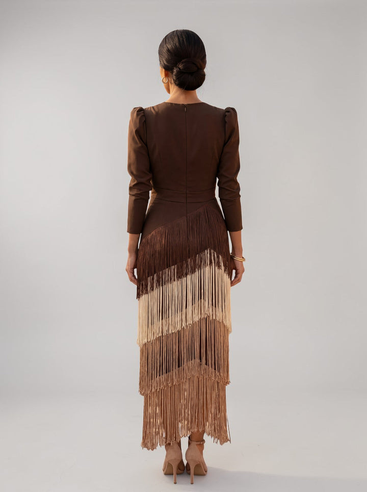 Regina™ Elegant Fringe Dress