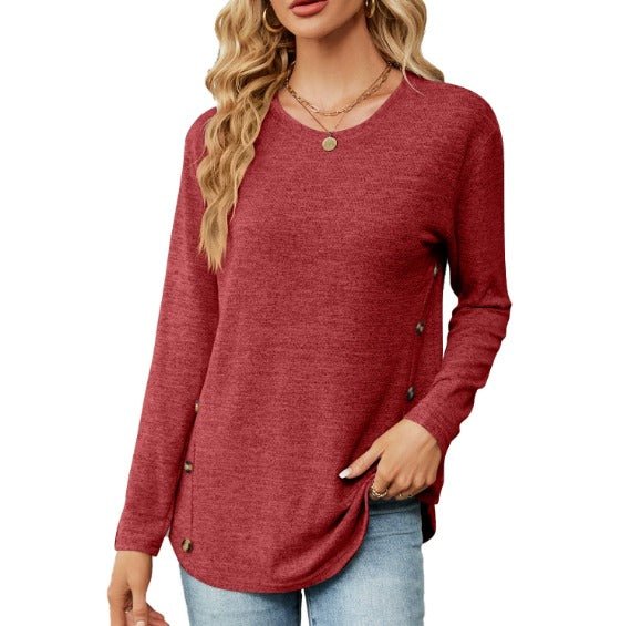 Lica – Button-Down Top with Long Sleeves