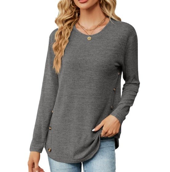 Lica – Button-Down Top with Long Sleeves