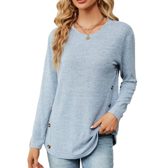 Lica – Button-Down Top with Long Sleeves