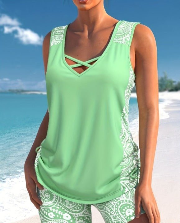 Azari – Swim Tankini with Tummy Coverage