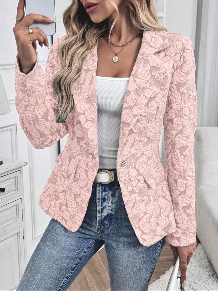 Georgina | Fitted Blazer in Paisley Print