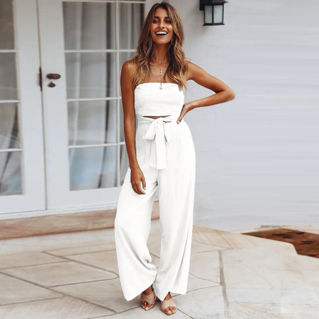 Saylor – Sleeveless Wide-Leg Jumpsuit