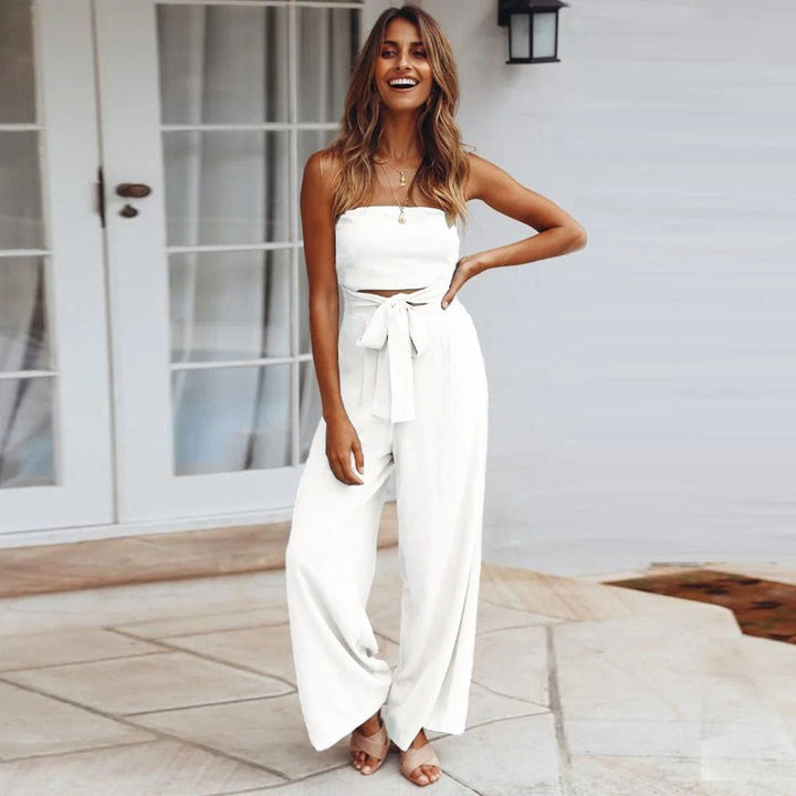 Saylor – Sleeveless Wide-Leg Jumpsuit