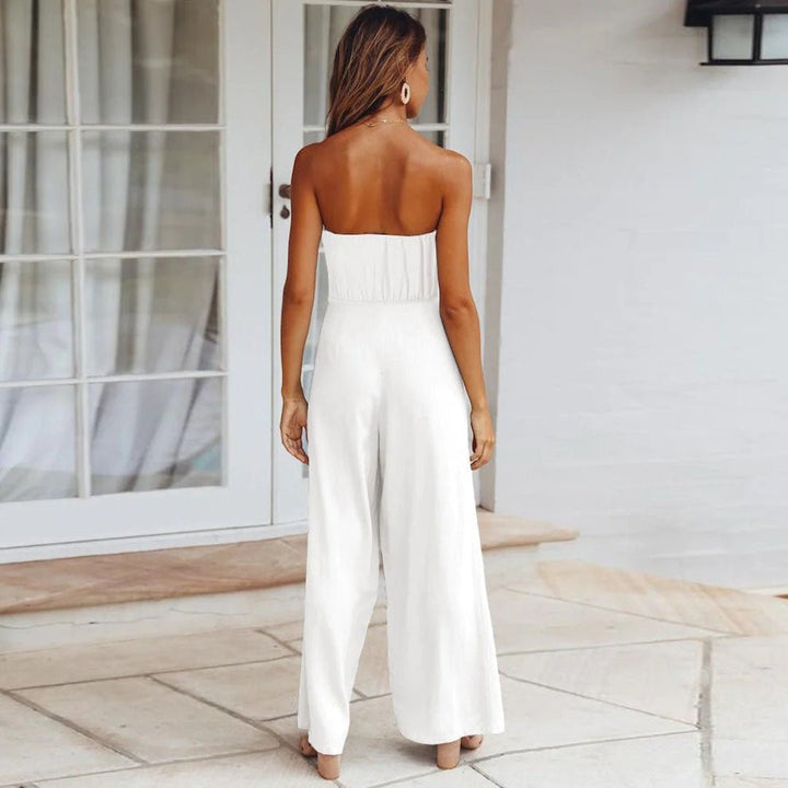 Saylor – Sleeveless Wide-Leg Jumpsuit