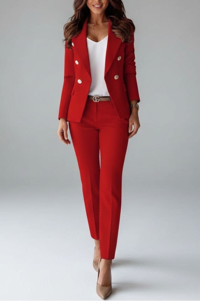 Sophia | Elegant Tailored Suit Set For Women