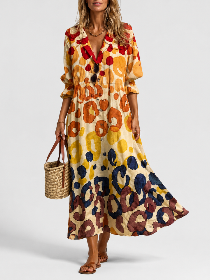Addison | Relaxed Printed Shirt Dress