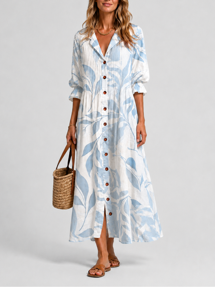 Addison | Relaxed Printed Shirt Dress