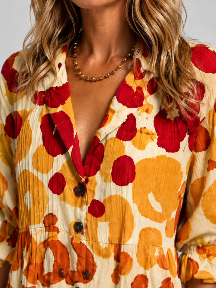 Addison | Relaxed Printed Shirt Dress