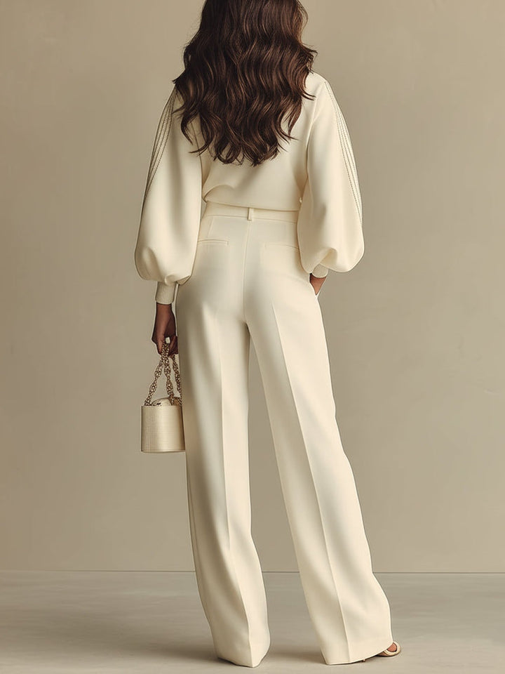 Laurel | Ribbed Top Pants Set