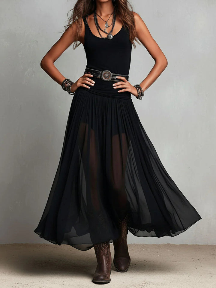 Lyndsay™ Skirt Maxi Dress with Belt
