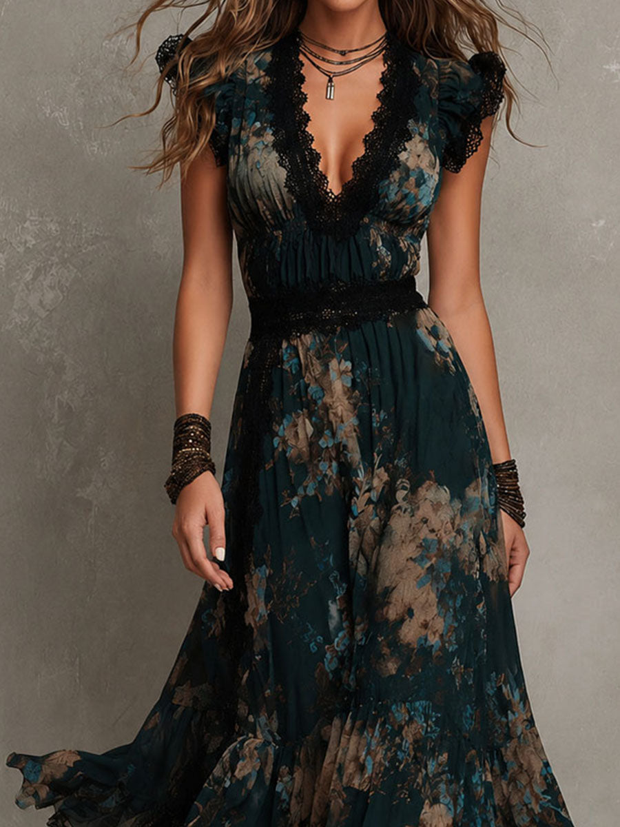 Helen | Maxi Floral Dress