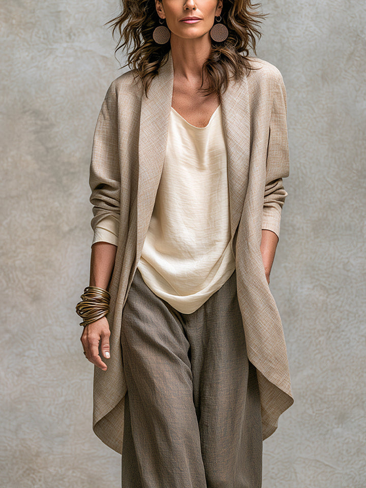 Flaminia | Three-Piece Palazzo Pants Set