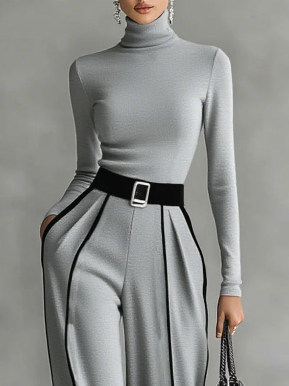MONICA | CONTRAST TWO-PIECE SET