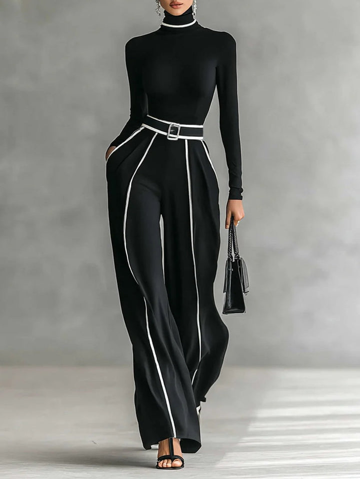 MONICA | CONTRAST TWO-PIECE SET