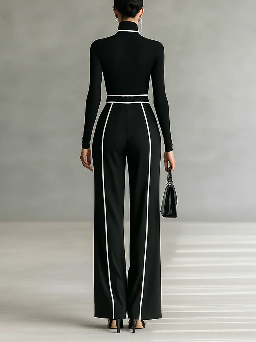 MONICA | CONTRAST TWO-PIECE SET