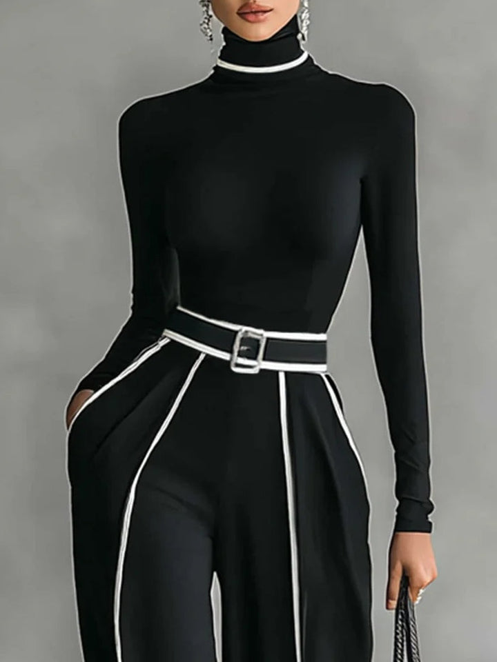 MONICA | CONTRAST TWO-PIECE SET