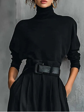 CLAIRE | BELTED WIDE-LEG JUMPSUIT