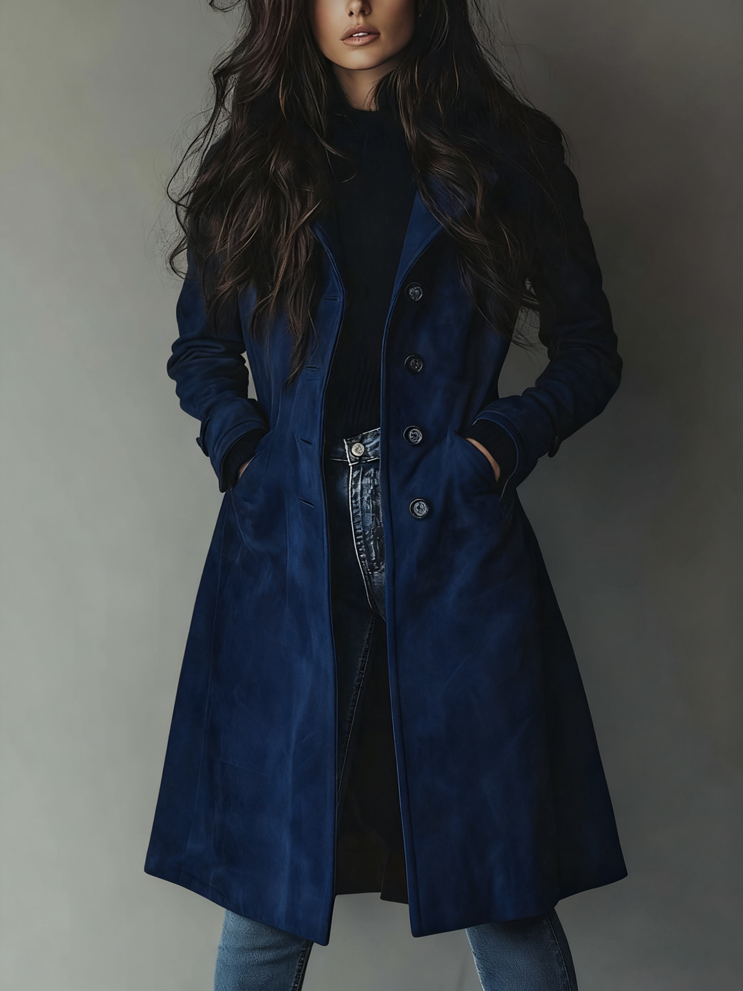 Héloïse | Trench Vintage en Daim