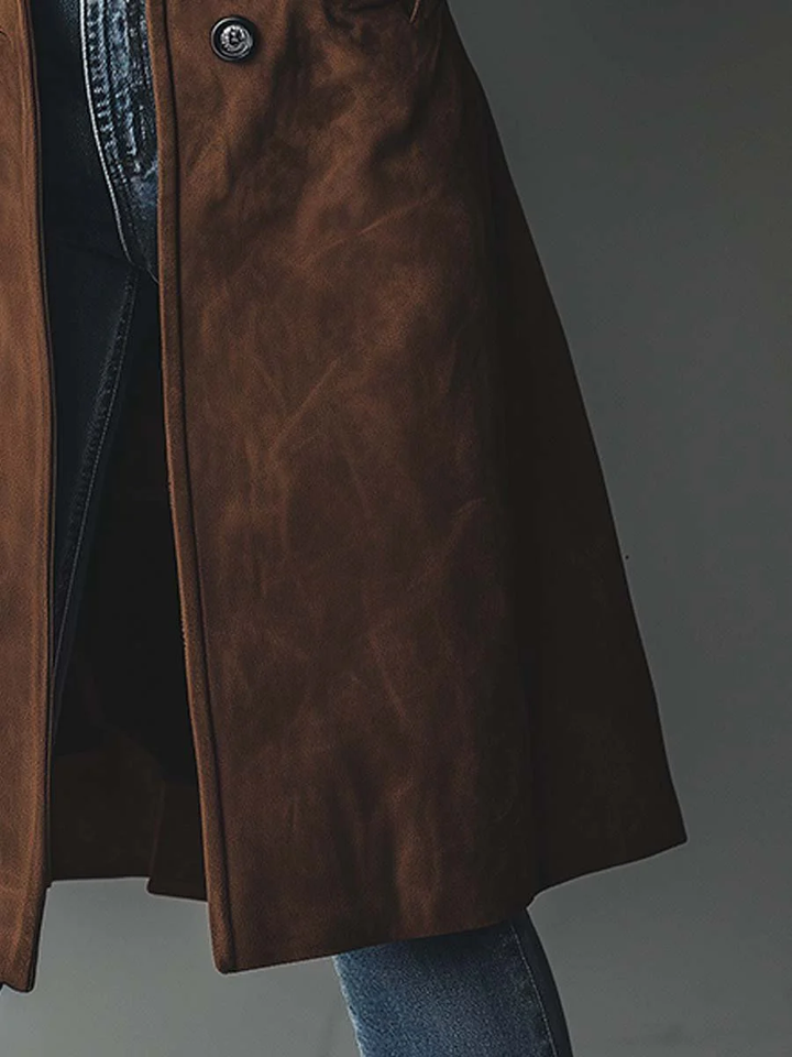 Héloïse | Trench Vintage en Daim