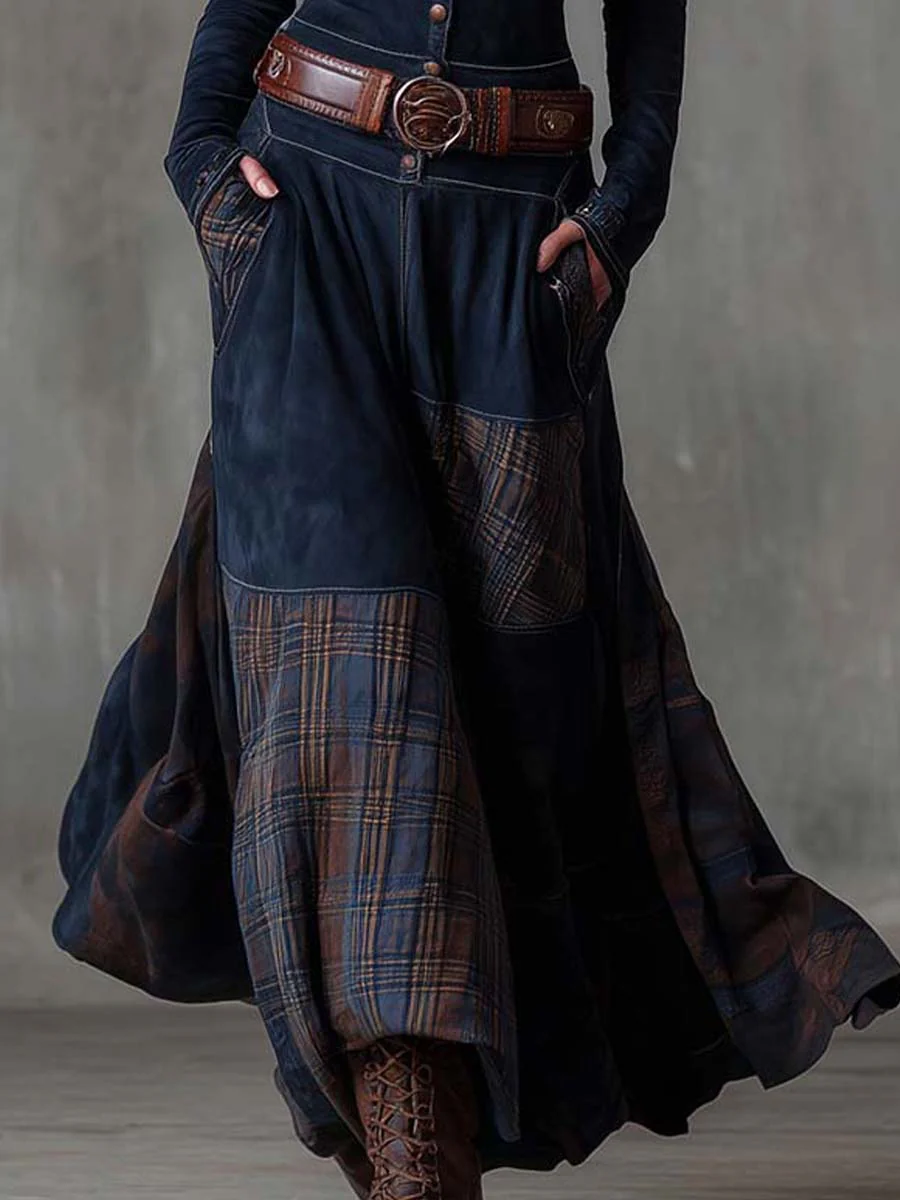 Helena Ivy | Winter Night Maxi Dress with Belt