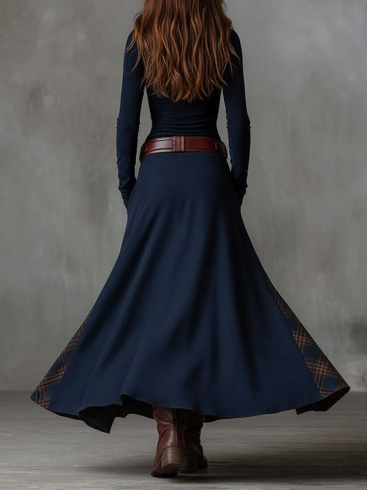 Helena Ivy | Winter Night Maxi Dress with Belt