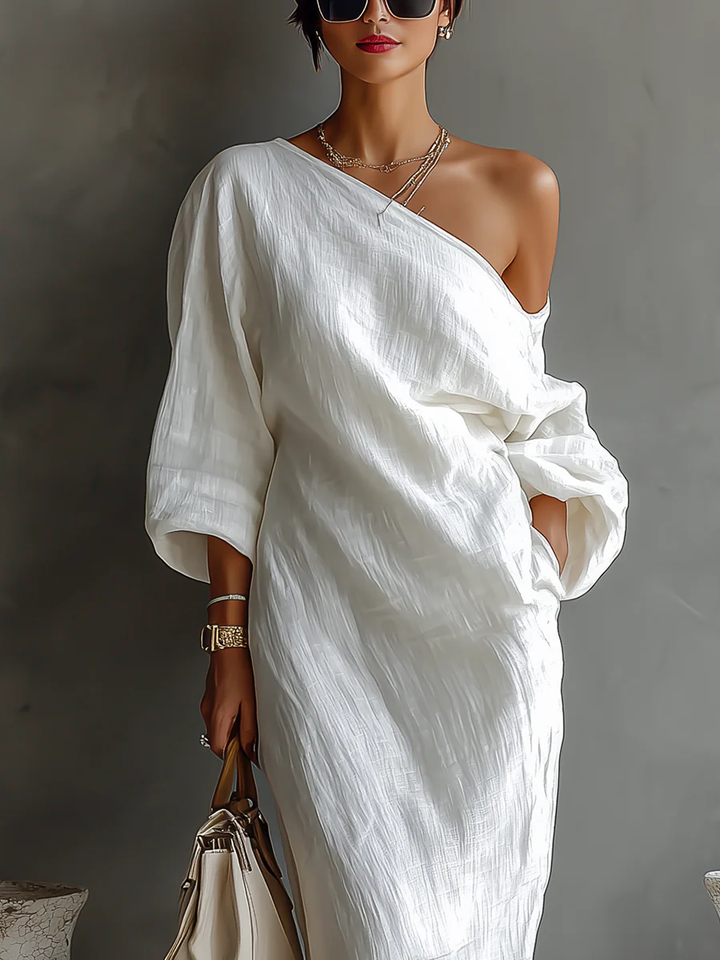 Nelle | One-Shoulder Maxi Elegance