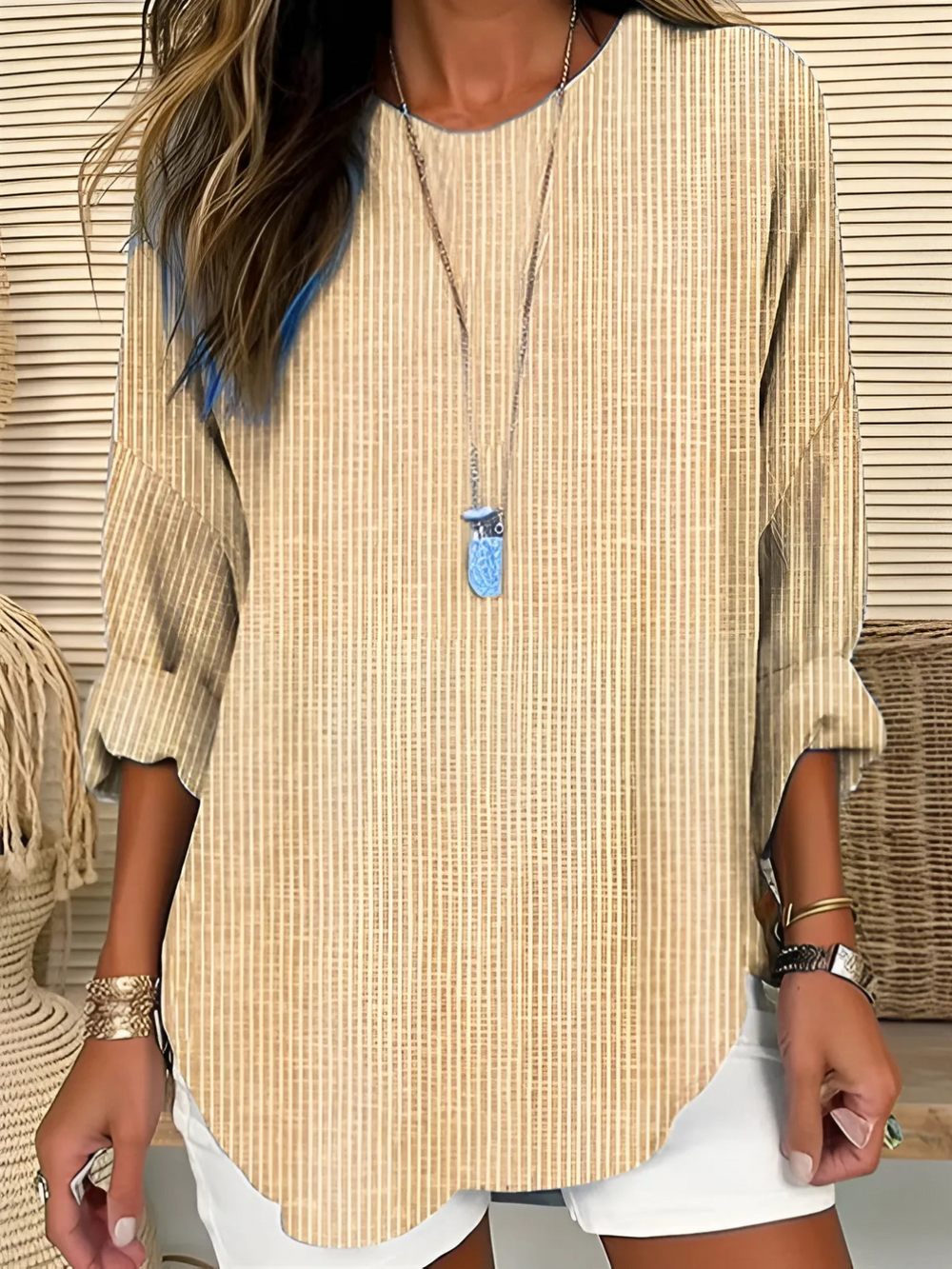 Rhea | Cool Striped Long Sleeve