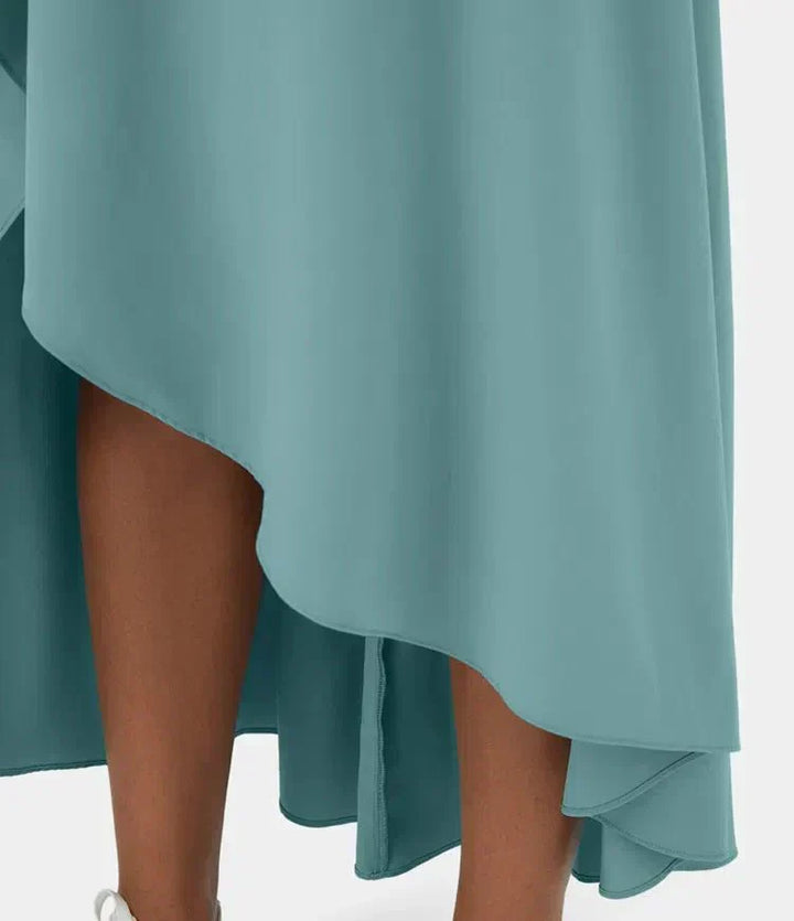 Sia – High-Waisted Maxi Skirt with Built-In Shorts