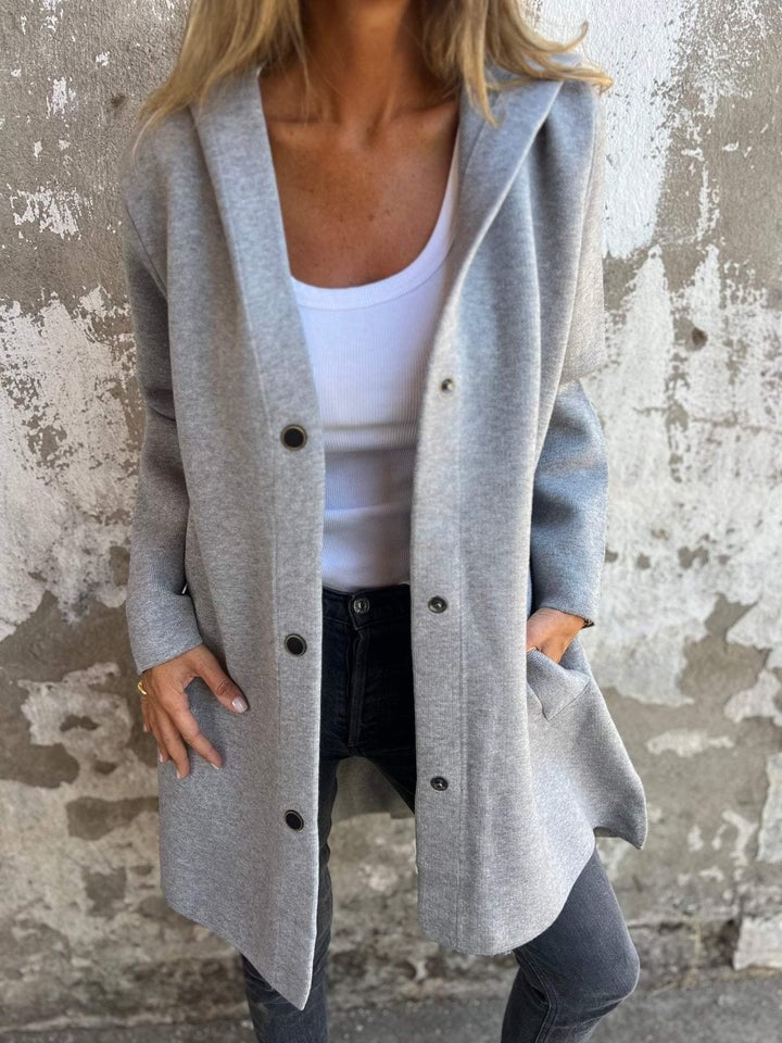 Mich – Buttoned Hooded Jacket