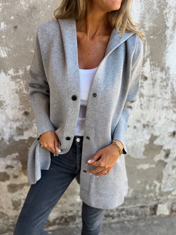 Mich – Buttoned Hooded Jacket