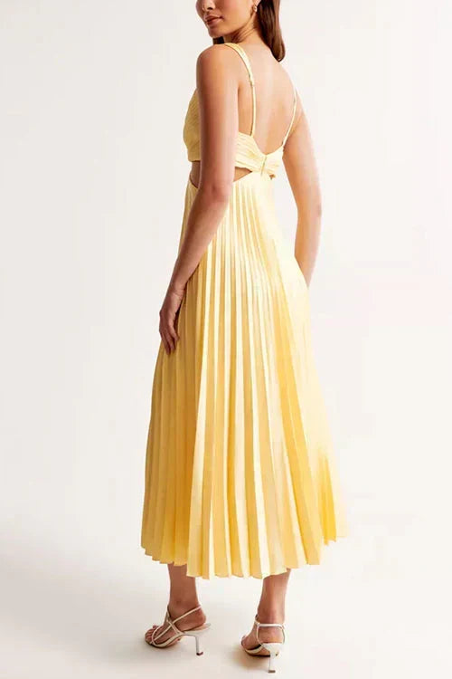 Marlene | Pleated Midi Dress