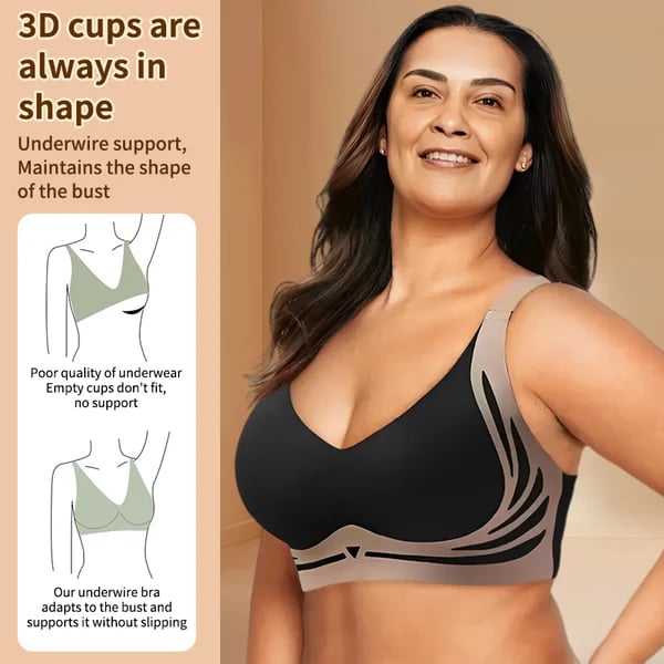 Abby – Wireless Lift Bra with Wide Lace Straps