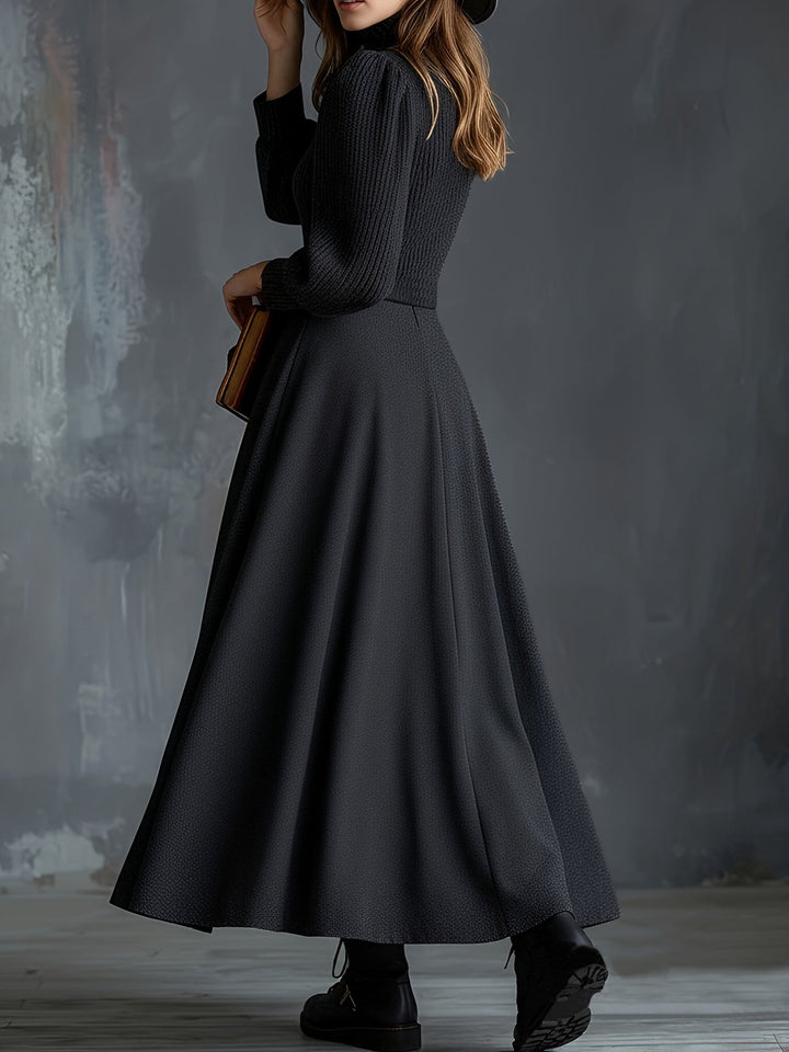 Noelle | Vintage Winter Dress with Pockets