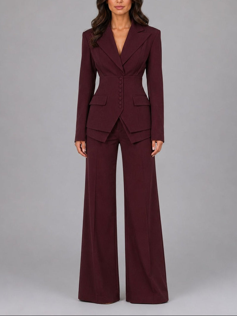 Anselma | Two-Piece Palazzo Pants Set