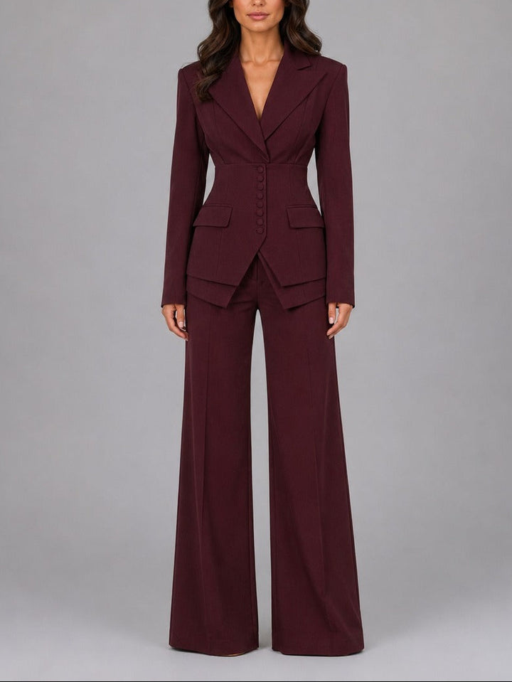 Anselma | Two-Piece Palazzo Pants Set