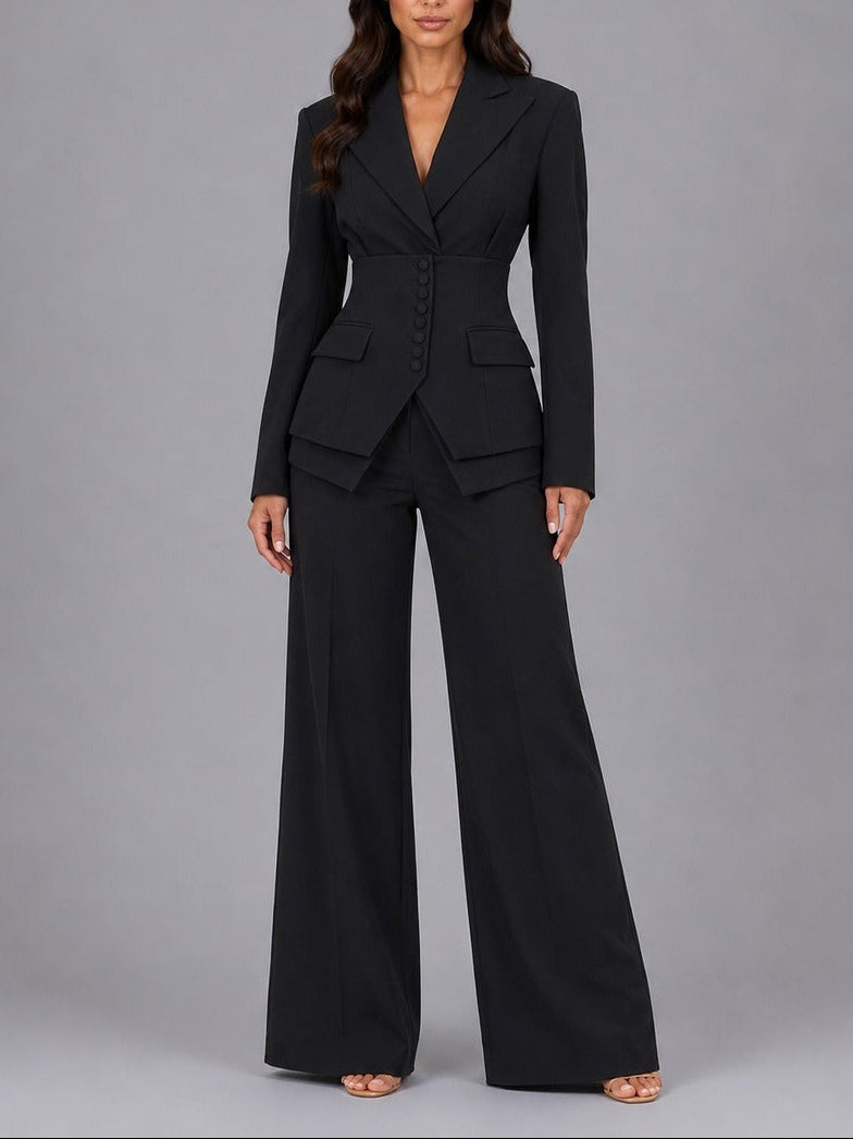 Anselma | Two-Piece Palazzo Pants Set
