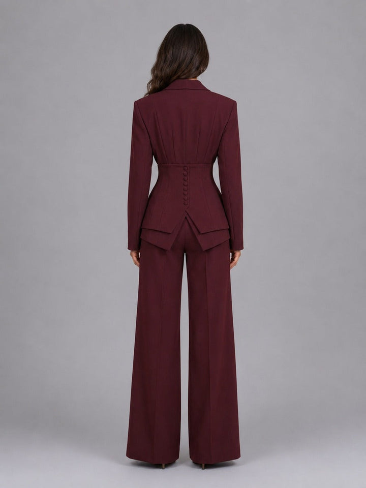 Anselma | Two-Piece Palazzo Pants Set