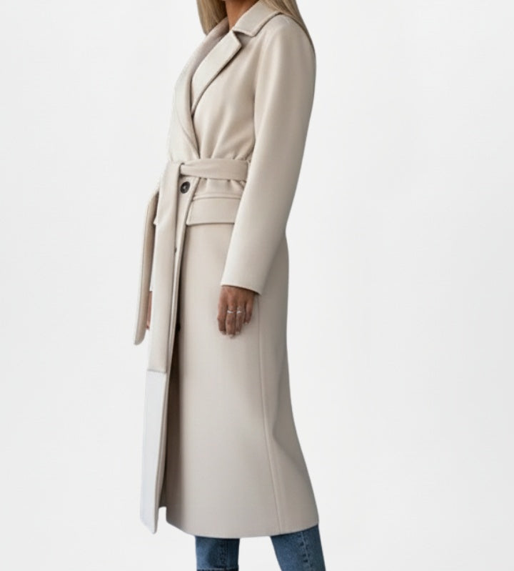 Ashley | Belted Long Coat