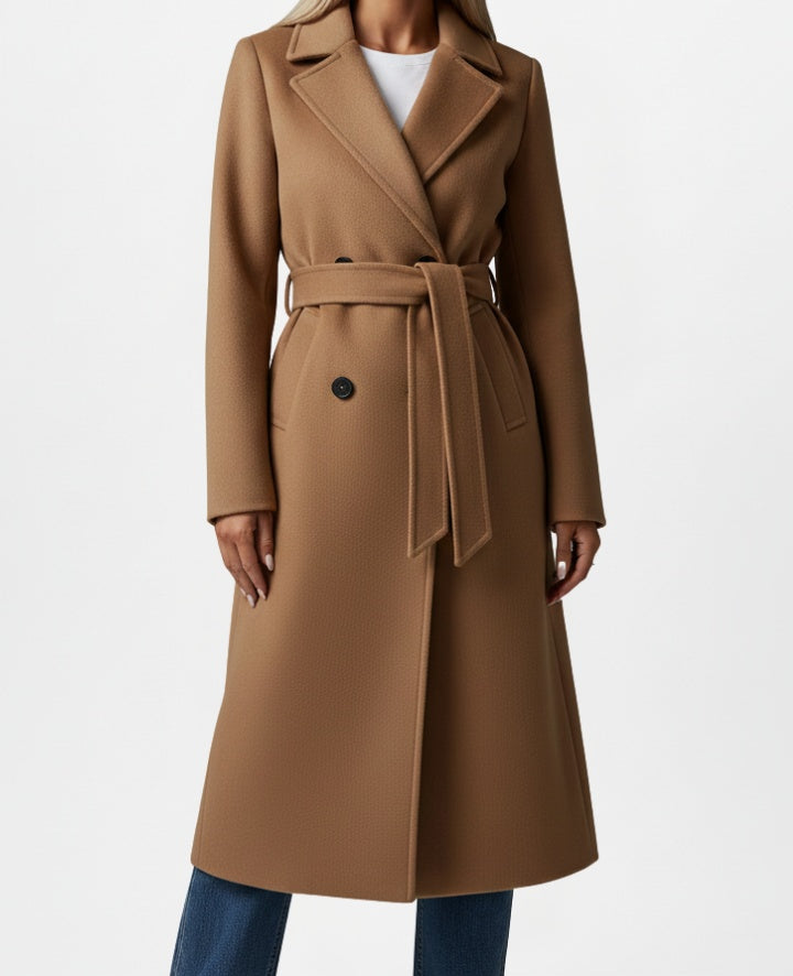 Ashley | Belted Long Coat