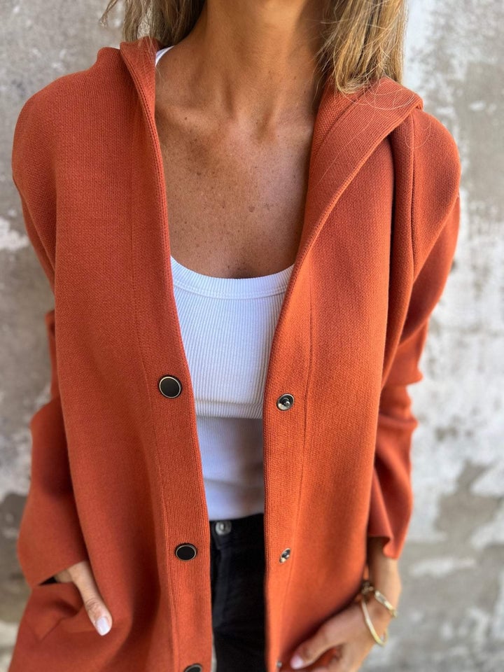 Mich – Buttoned Hooded Jacket