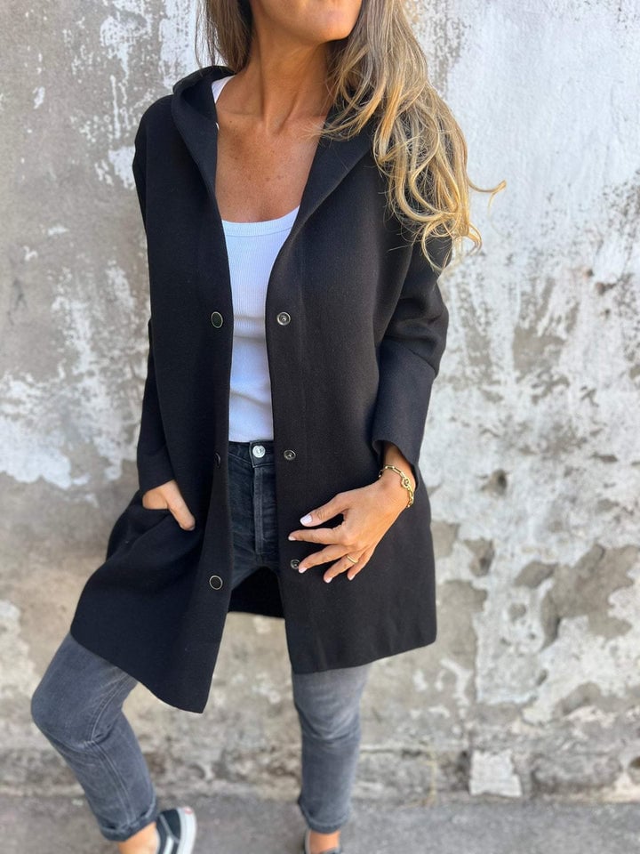 Mich – Buttoned Hooded Jacket