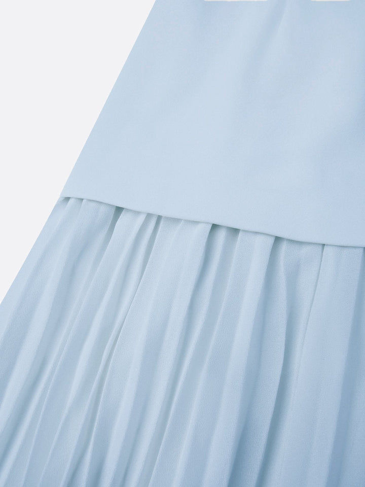 Micaela | Sleeveless Pleated Maxi
