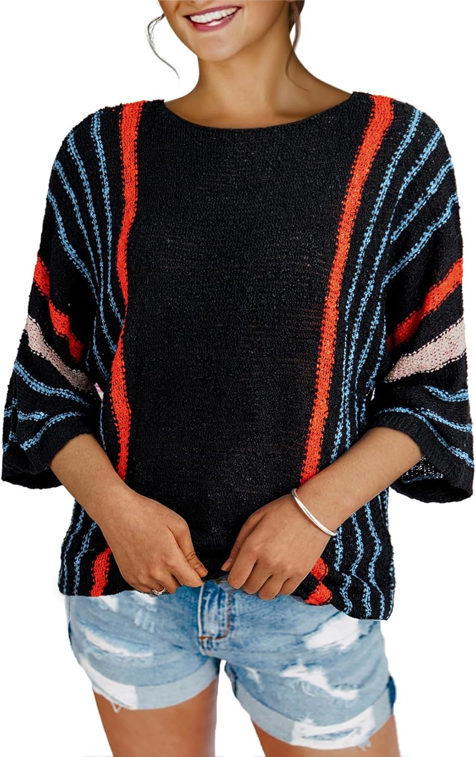 Camila – Boho Knit Sweater with Relaxed Flowy Fit