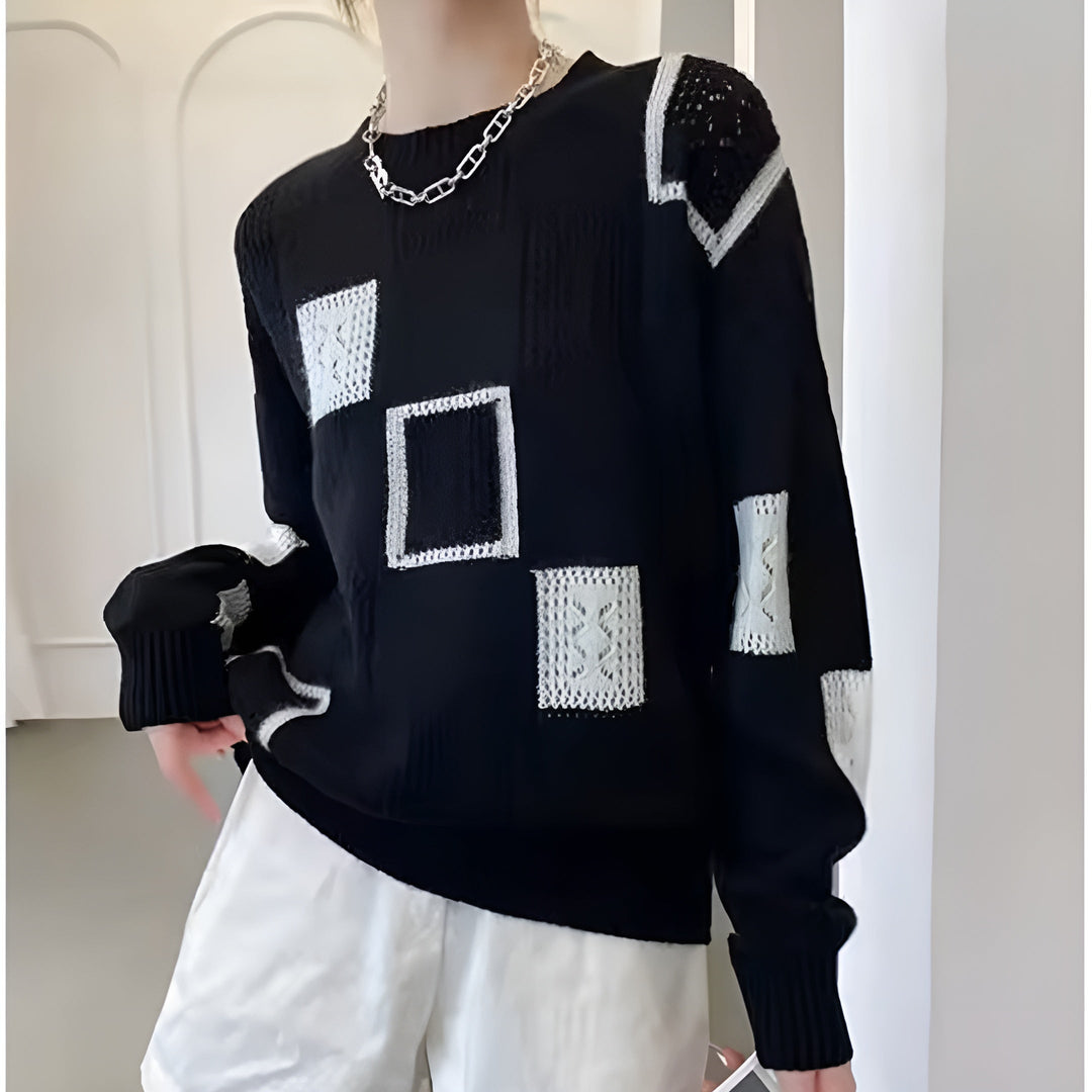 MELANIE | PATCHWORK SWEATER