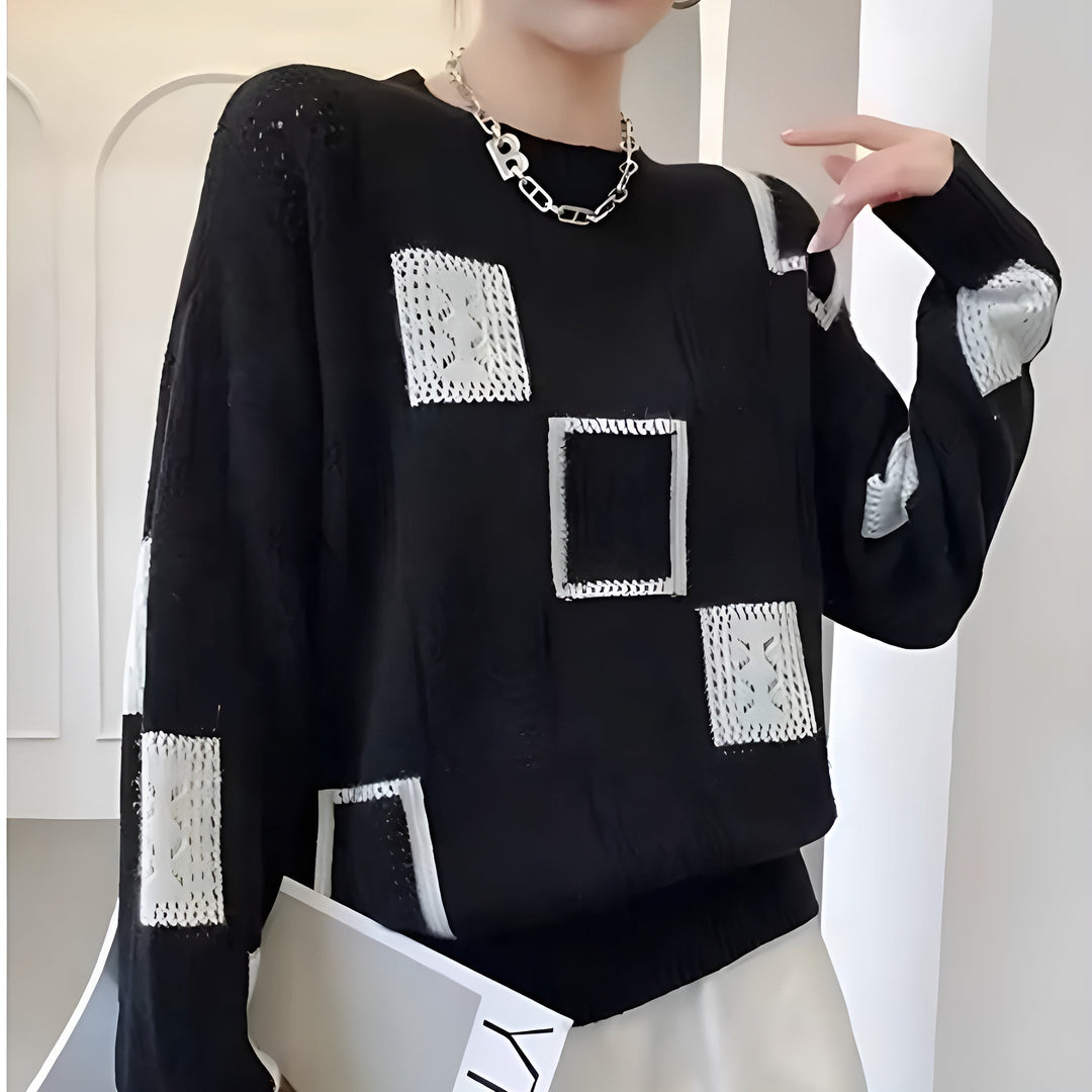 MELANIE | PATCHWORK SWEATER